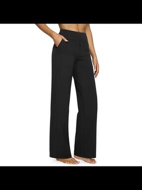 High-Waisted Wide-Leg Women’s Pants - Black Butterfit Boardroom Pants